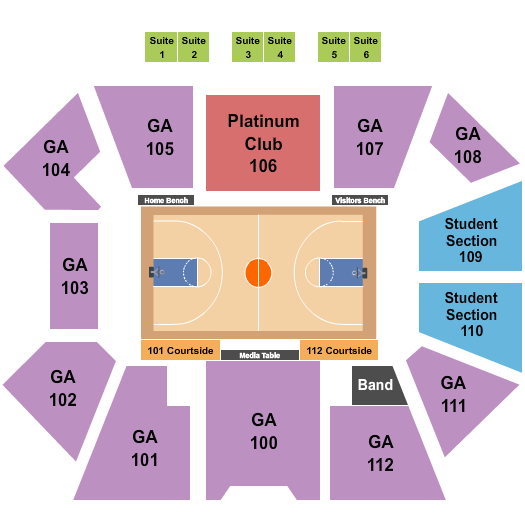 Townsley Law Arena Seating Chart